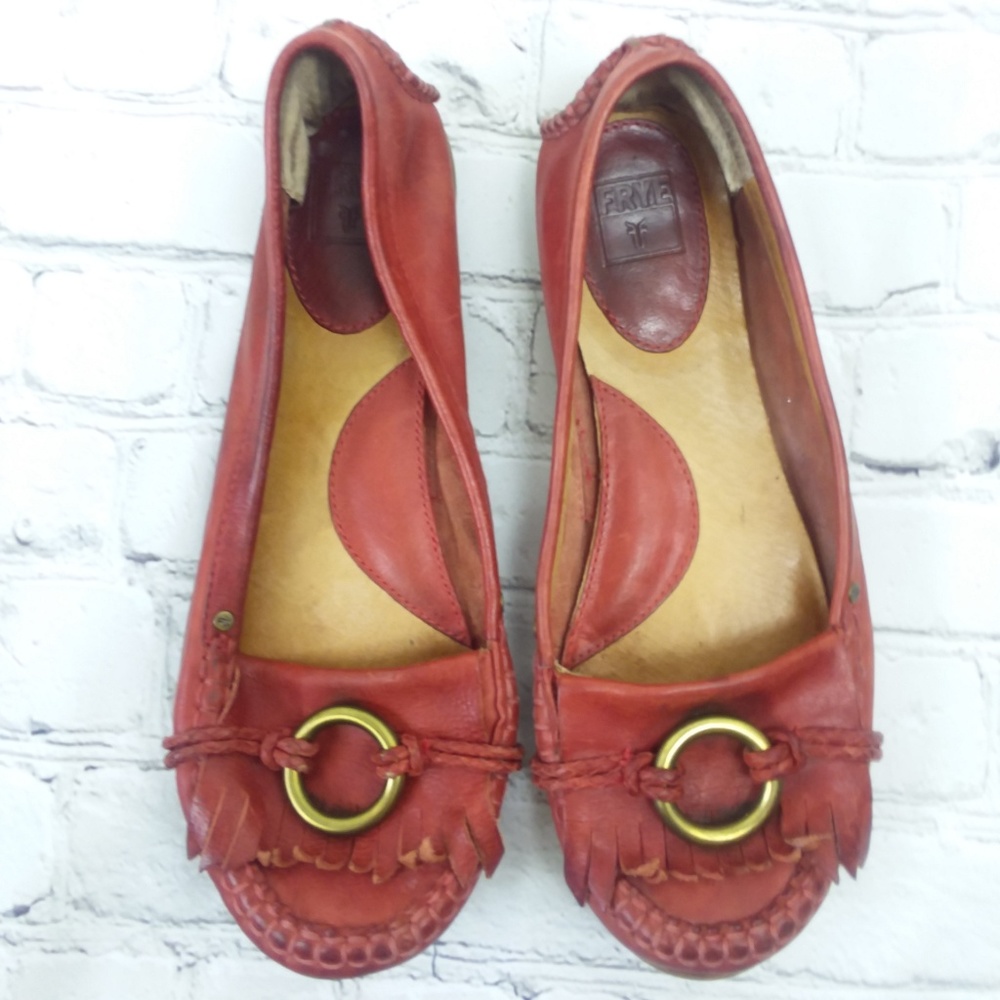 Frye Moccasins Reba O Ring